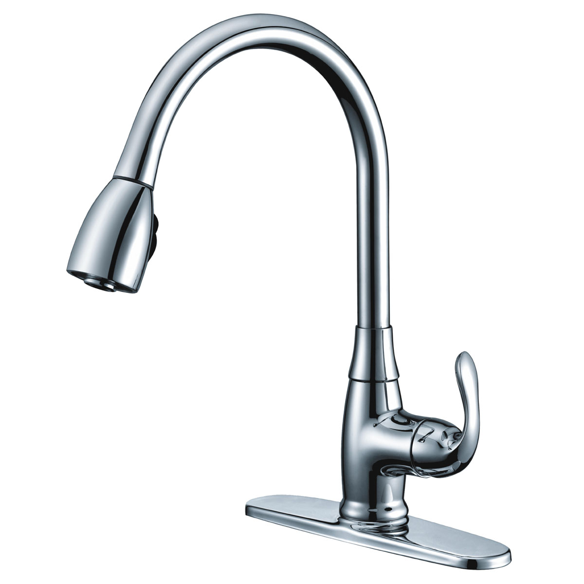 191-7697 Noble Single Handle Kitchen Faucet – Compass