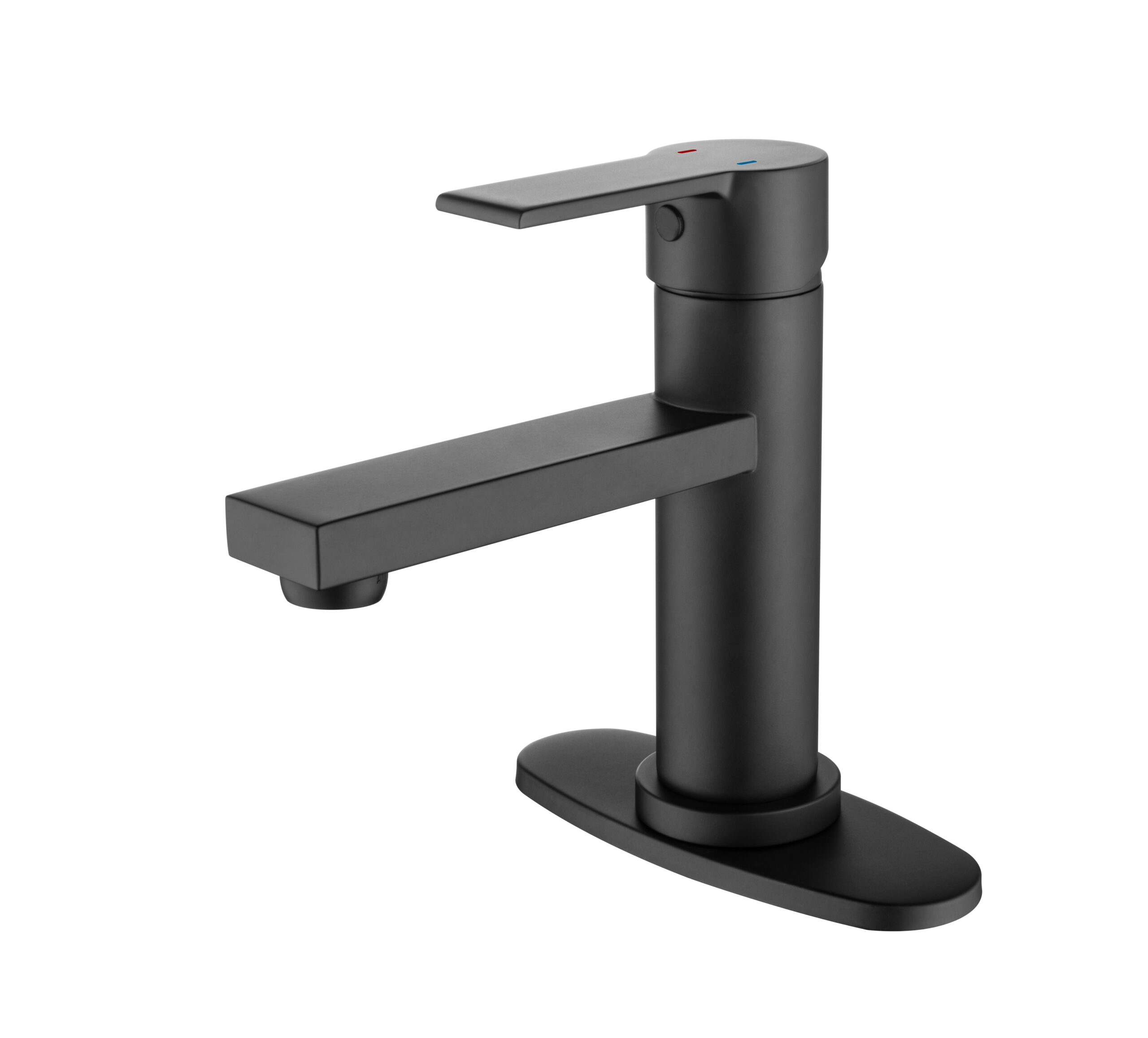 Wolfnacht　新品　ブラックメタル black l 192-8006 Single Handle Lavatory Faucet with Plastic Click Pop-Up